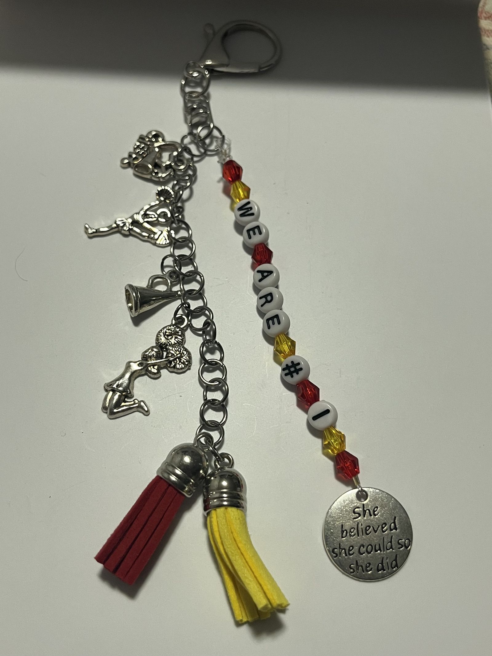 Custom Cheerleader Accessory Charm