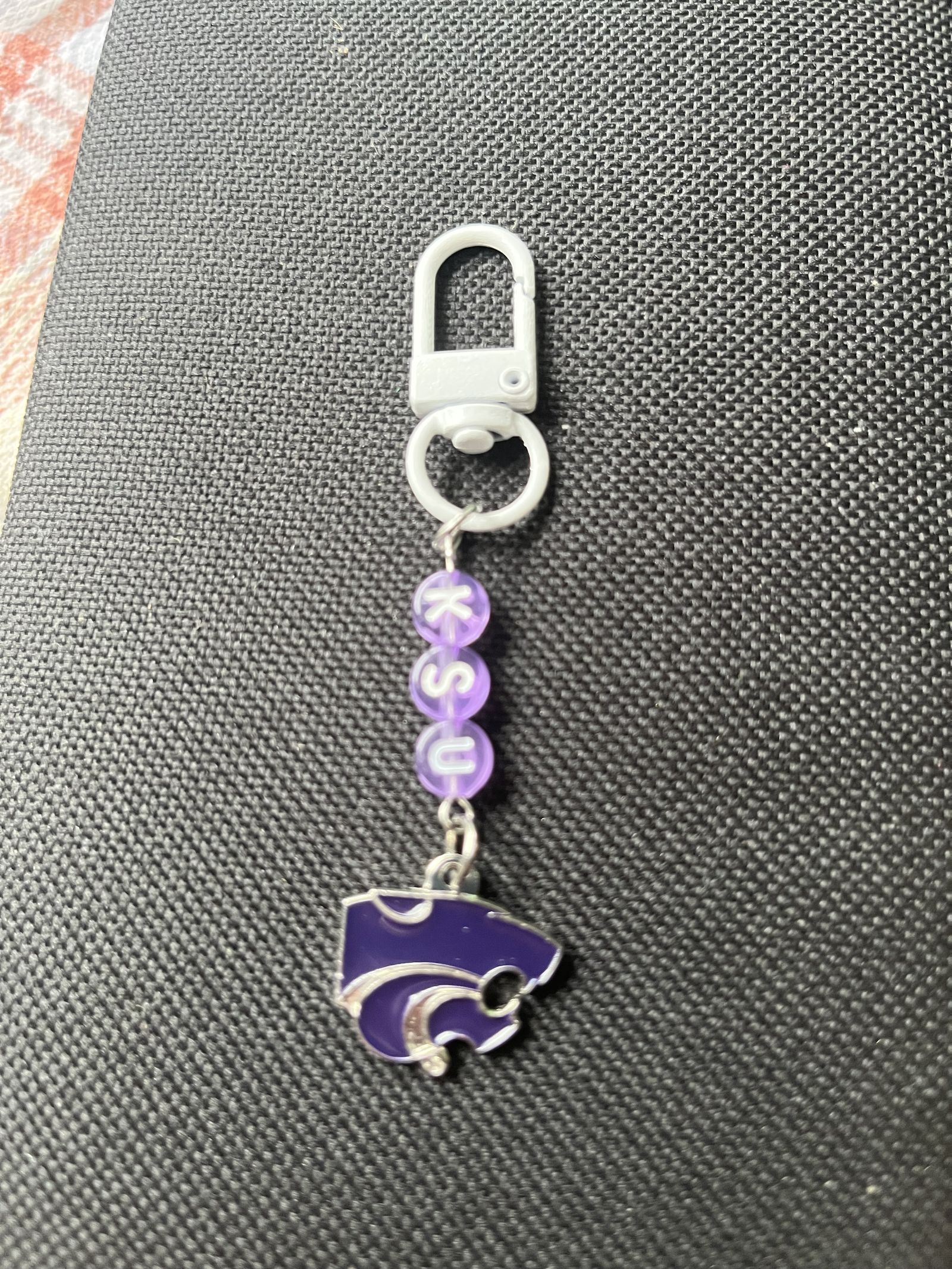 Purple Pride Keychain, KSU