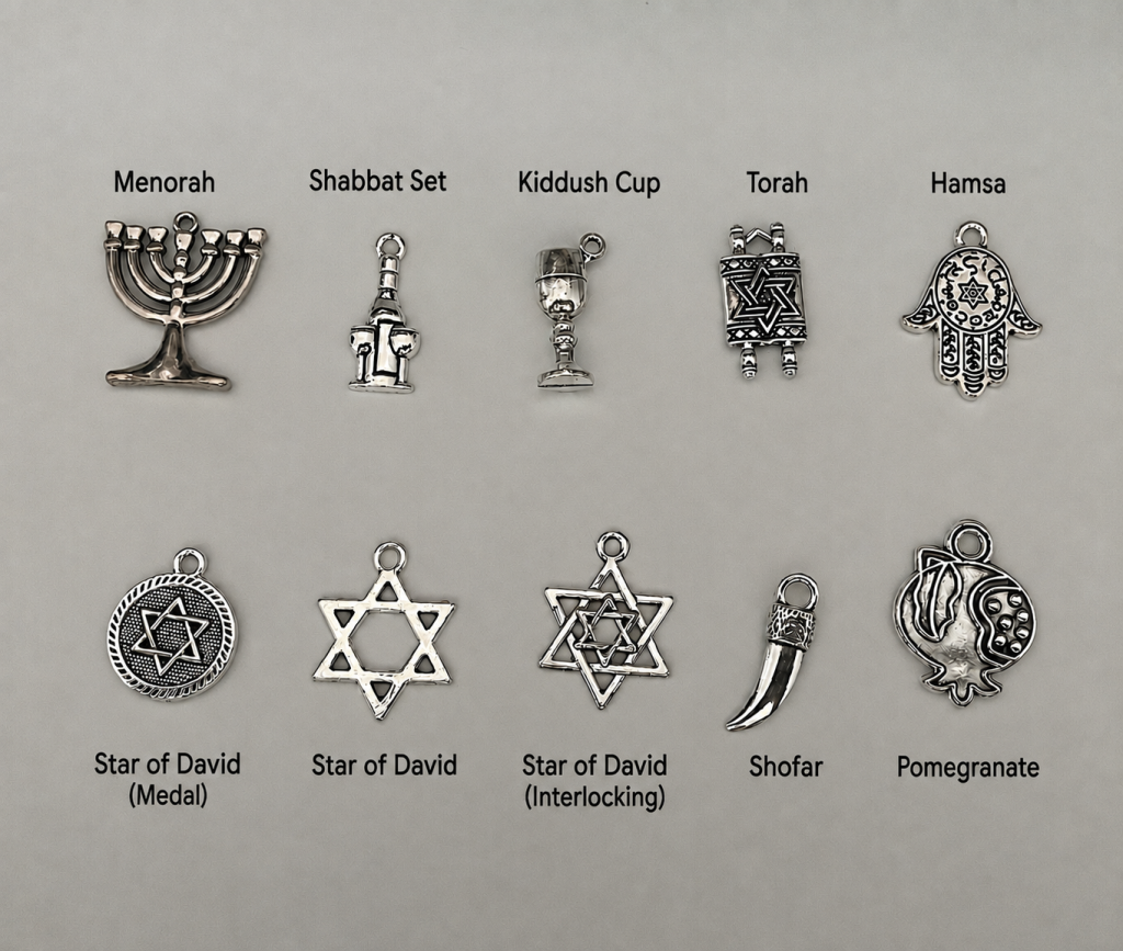Jewish Symbol Charms