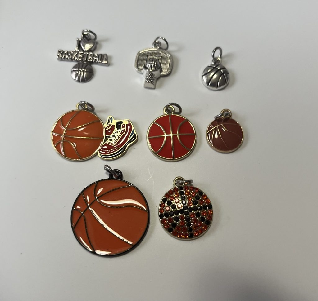 Basketball charms
