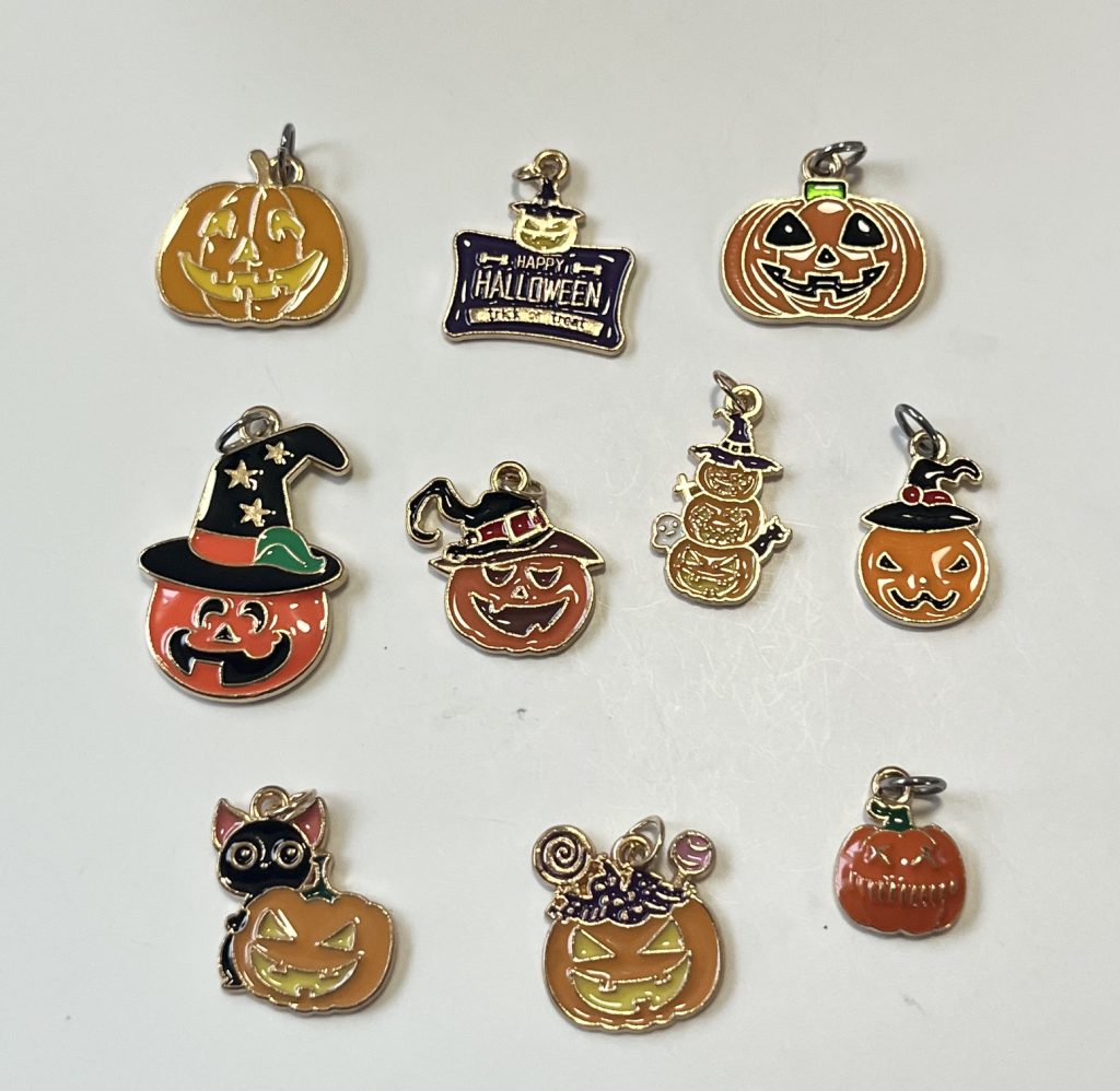 Jack o lantern charms