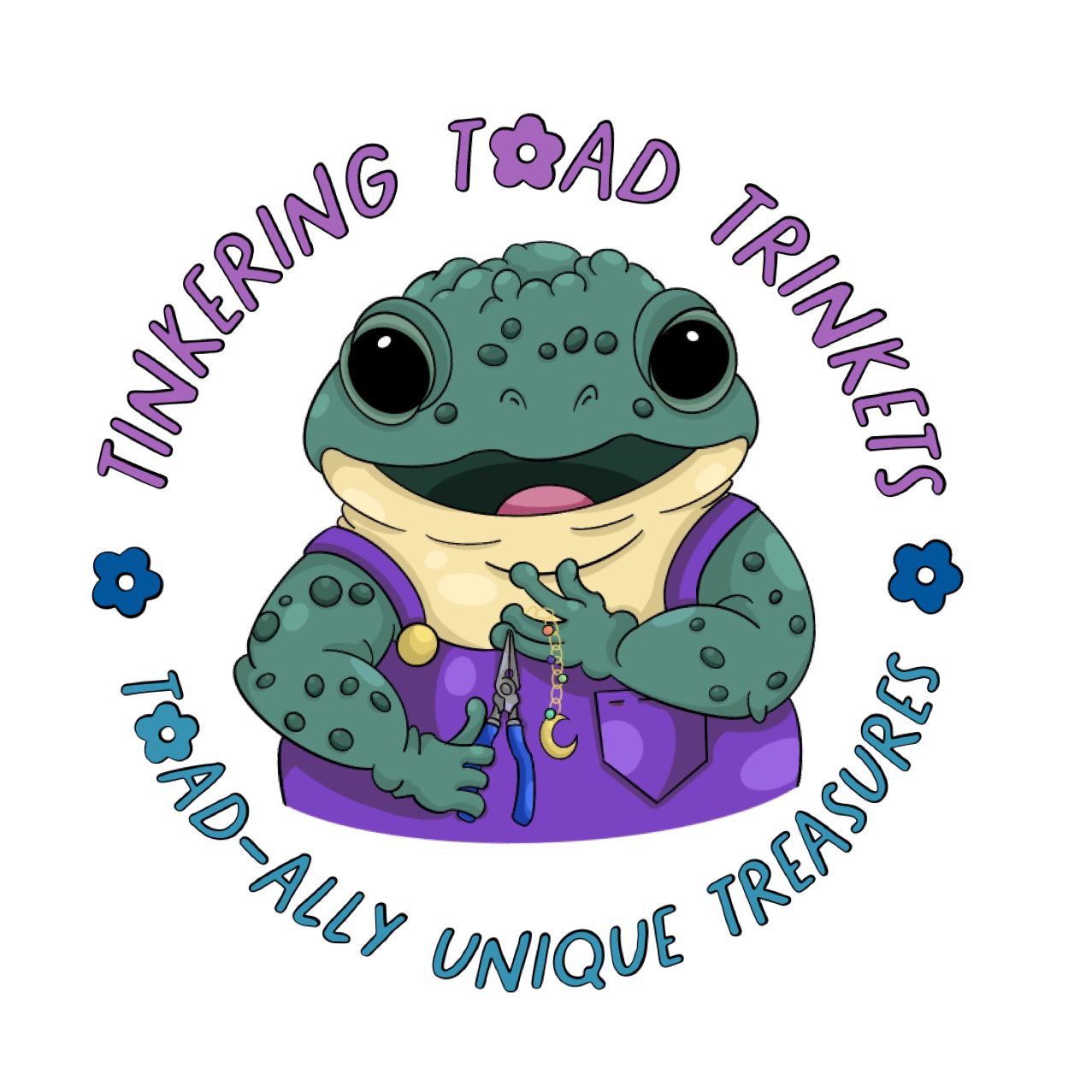 Tinkering Toad Trinkets logo